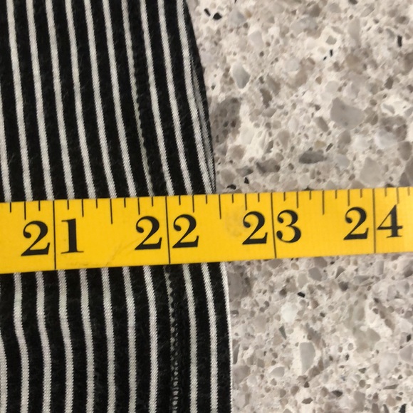 {Altar'd State} Black And White Striped Keyhole Back Tee - Picture 8 of 8